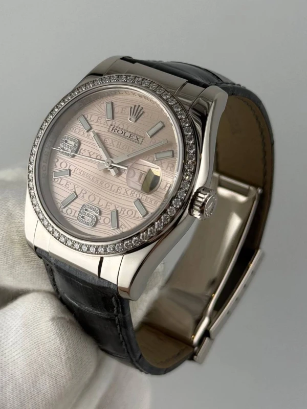 Rolex Datejust 36mm White Gold 116189-0079 4