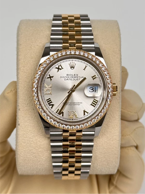 Rolex 36 mm, Oystersteel, yellow gold and diamonds 126283rbr-0017 2