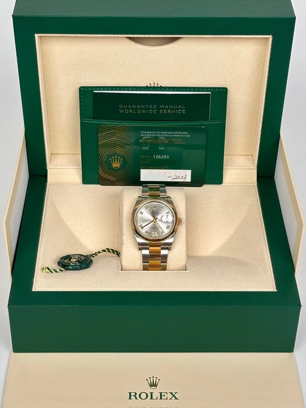 Rolex 36mm Steel and Yellow Gold 126203-0032 5