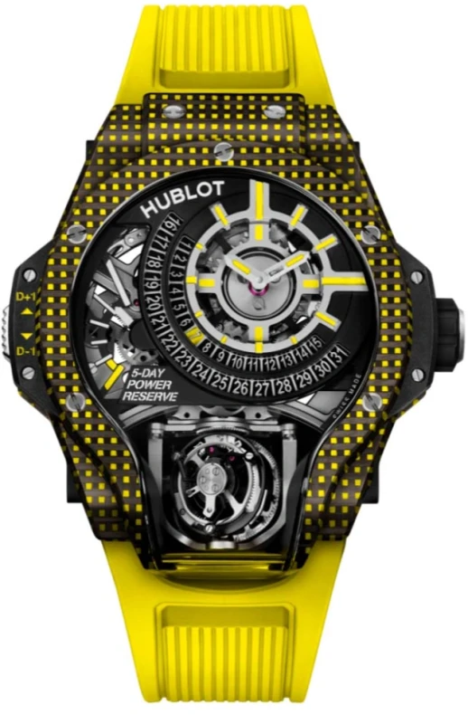 Hublot TOURBILLON BI-AXIS YELLOW 3D CARBON 909.QDY.1120.RX 1