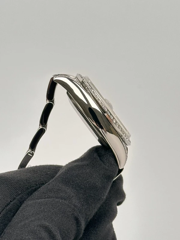 Rolex 36 mm, steel, white gold and diamonds 116200 FIX 3
