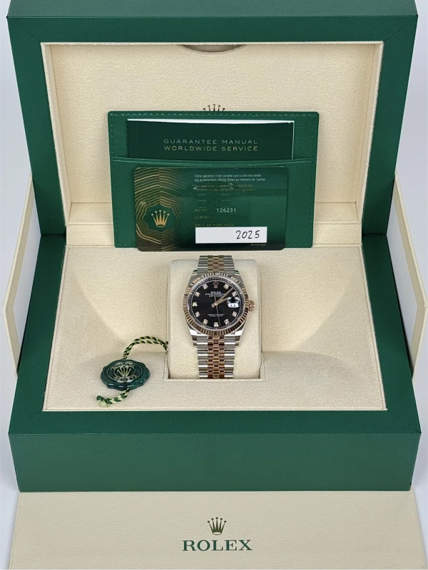 Rolex 36mm Steel and Everose Gold 126231-0019 5