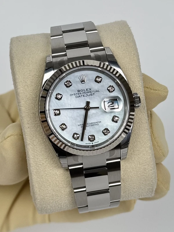 Rolex 36mm Steel and White Gold 126234-0020 3