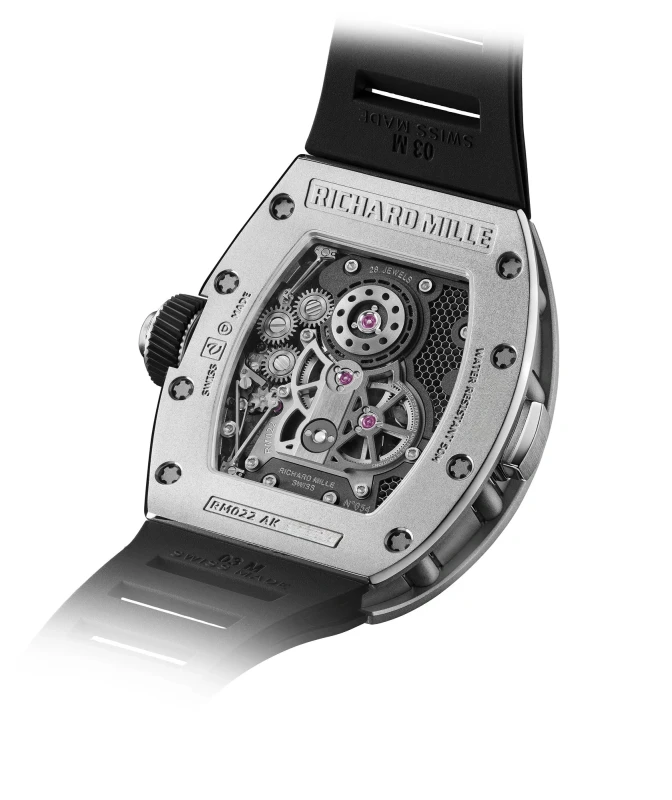 Richard Mille Tourbillon Aerodyne Dual Time Zone Titan RM 022TI 2