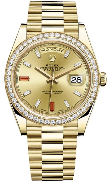 Rolex  40 mm, yellow gold and diamonds 218348-83218 изображение - 1