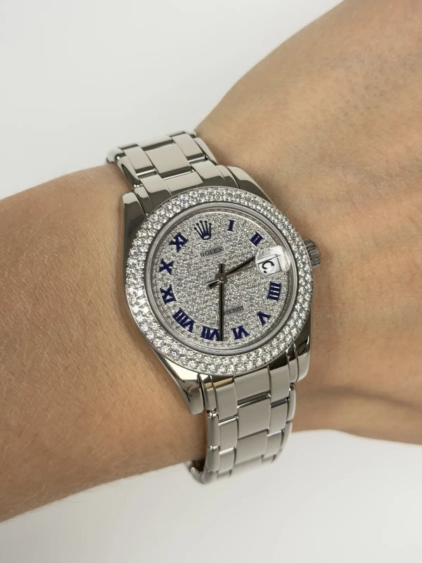 Rolex Special Edition 34mm White Gold 81339 Diamond-Paved 4
