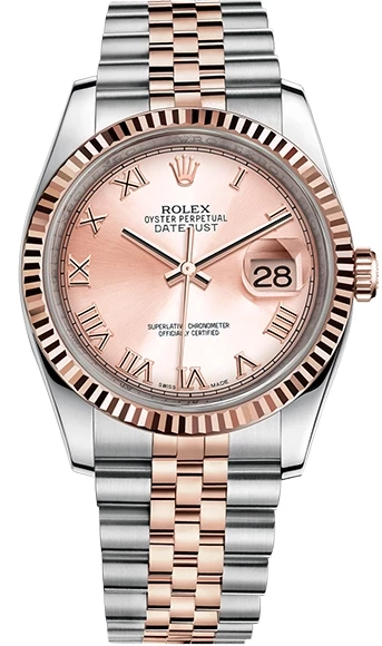 Rolex 36mm Steel and Everose Gold 116231 chrj изображение - 1