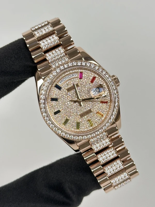 Rolex 36mm Everose Gold 128345rbr-0043 2