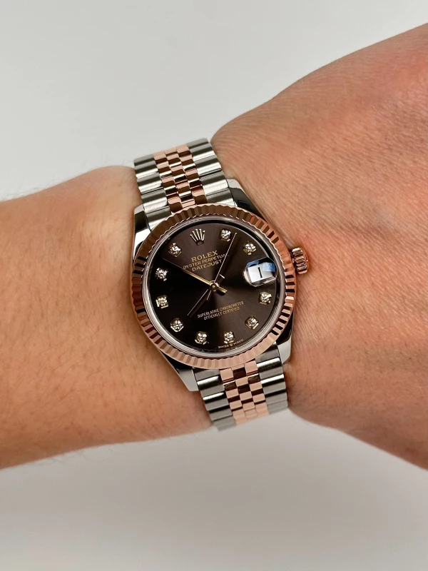 Rolex 31mm Steel and Everose Gold 278271-0028 8
