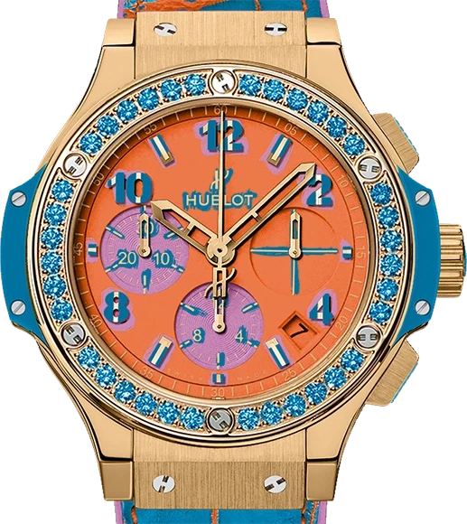 Hublot Pop Art Yellow Gold Blue  341.VL.4789.LR.1207.POP15 2