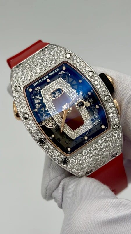 Richard Mille RM037 White Gold with Diamond Case RM 037 WG 4