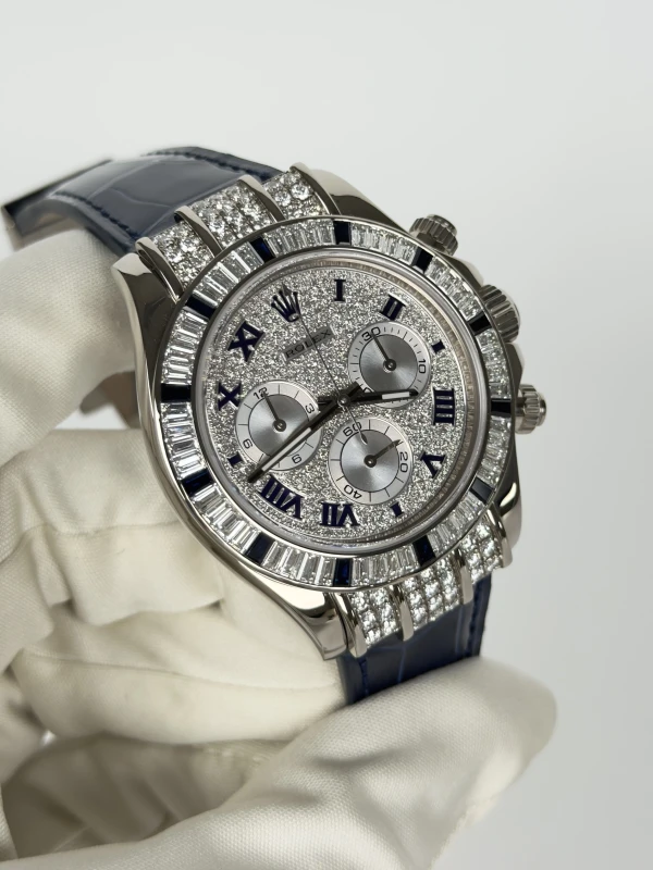Rolex Gold Pave Diamond Baguette 11659912SA 3