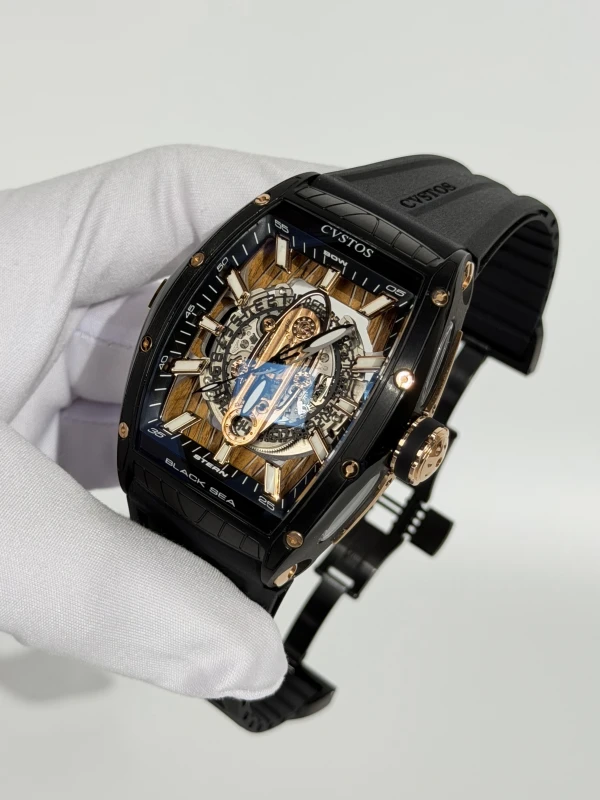 Cvstos CHALLENGE SEA-LINER BLACK STEEL Sea-Liner GMT Blacksea 3