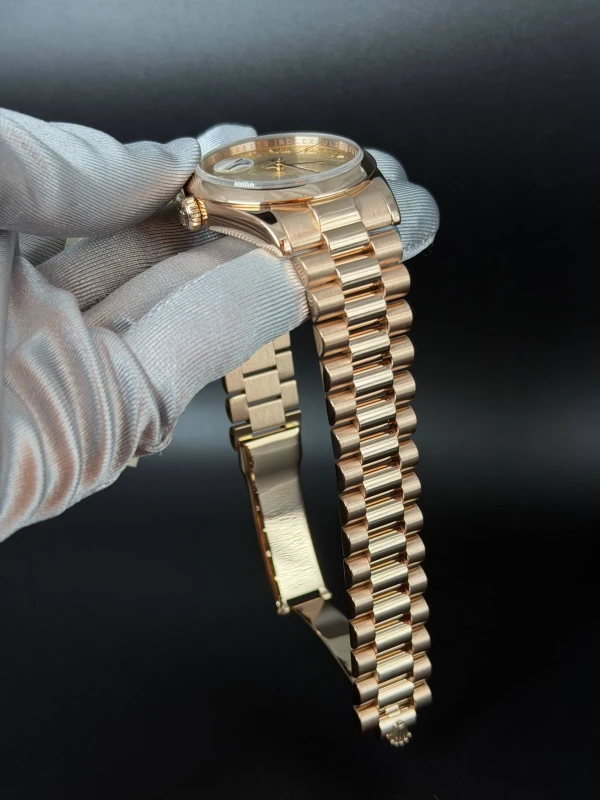 Rolex 36 mm, Everose gold 118205F-0013 4