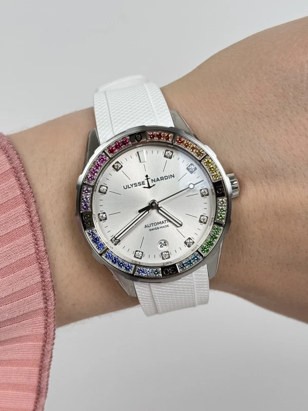 Ulysse Nardin 39mm RainBow 8163-182B1LE-1A-RAIN/3A 9