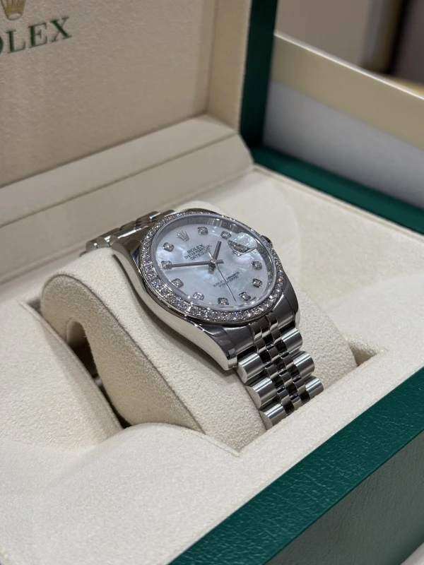 Rolex 36mm Steel and White Gold 116244-0011 3
