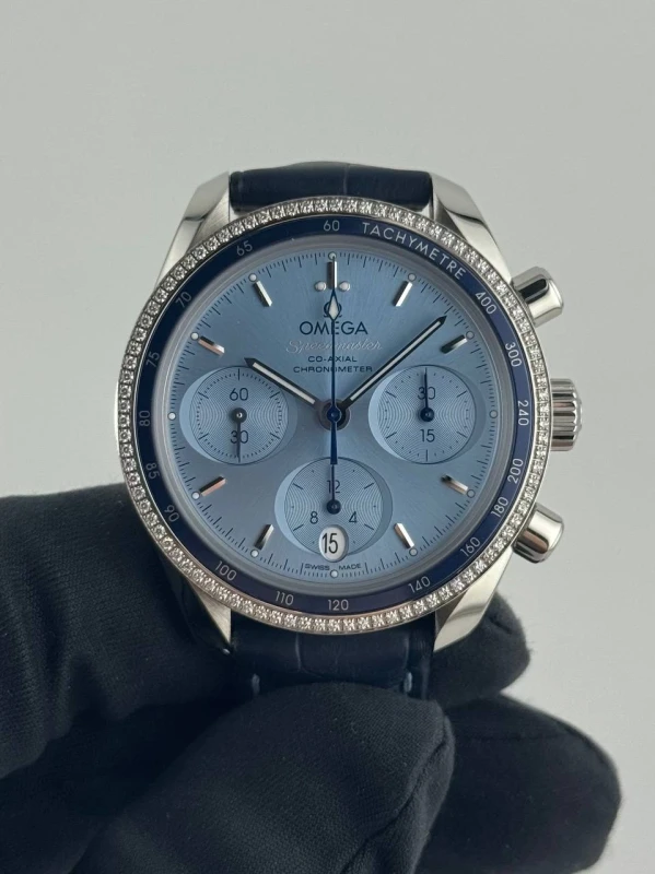 Omega Co-Axial Chronograph 38mm Ladies Watch 324.38.38.50.03.001 7