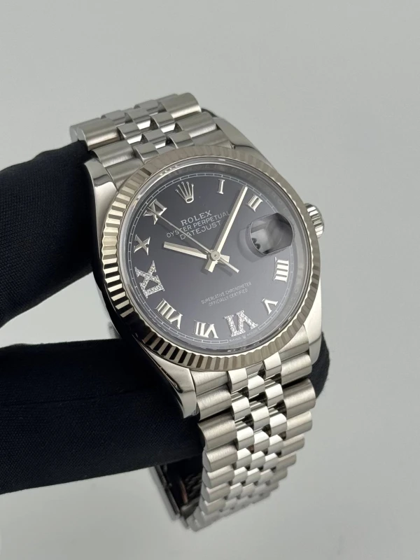 Rolex 36mm Steel and White Gold 126234-0021 3