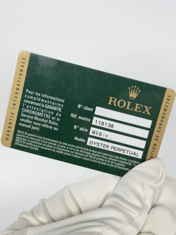 Rolex 36 mm, yellow gold 118138-0003 9