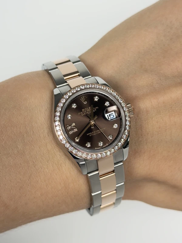 Rolex 28 mm Steel and Everose Gold  279381RBR-0004 4