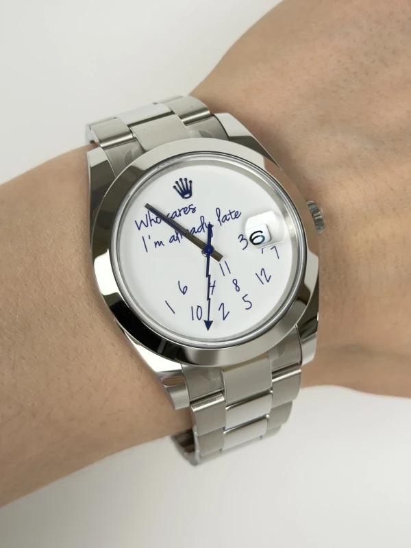 Rolex Perpetual 41 MM STEEL Who Cares  126300 Who Cares 5