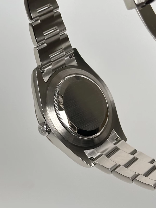 Rolex II 41mm Steel and White Gold  116334 Silver Diamonds 7