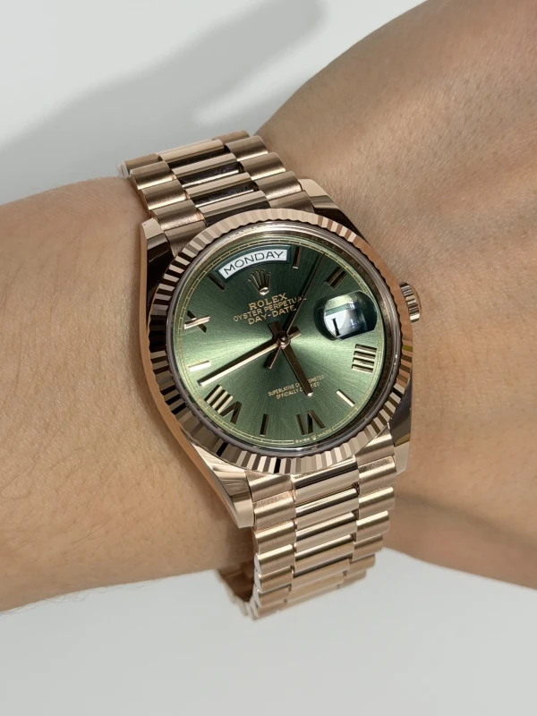 Rolex 36mm Everose Gold 128235-0089 5