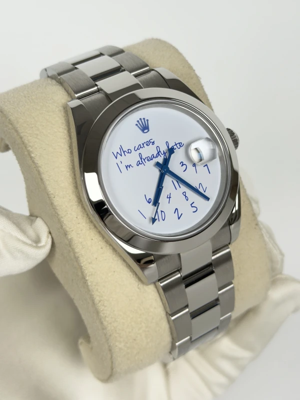 Rolex Perpetual 41 MM STEEL Who Cares  126300 Who Cares 2