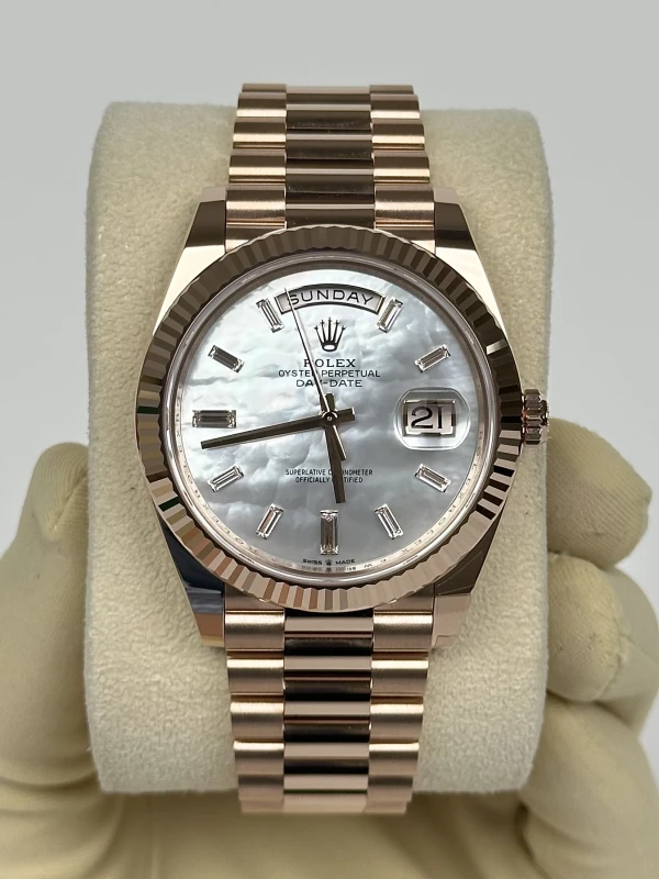 Rolex 40 mm Everose Gold 228235MOP 2