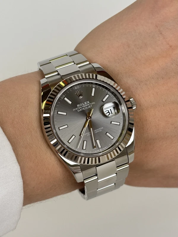 Rolex 41mm Steel and White Gold 126334-0013 5