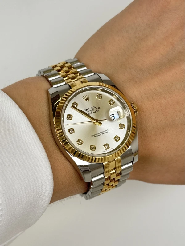 Rolex 36mm Steel and Yellow Gold 116233 sdj 5