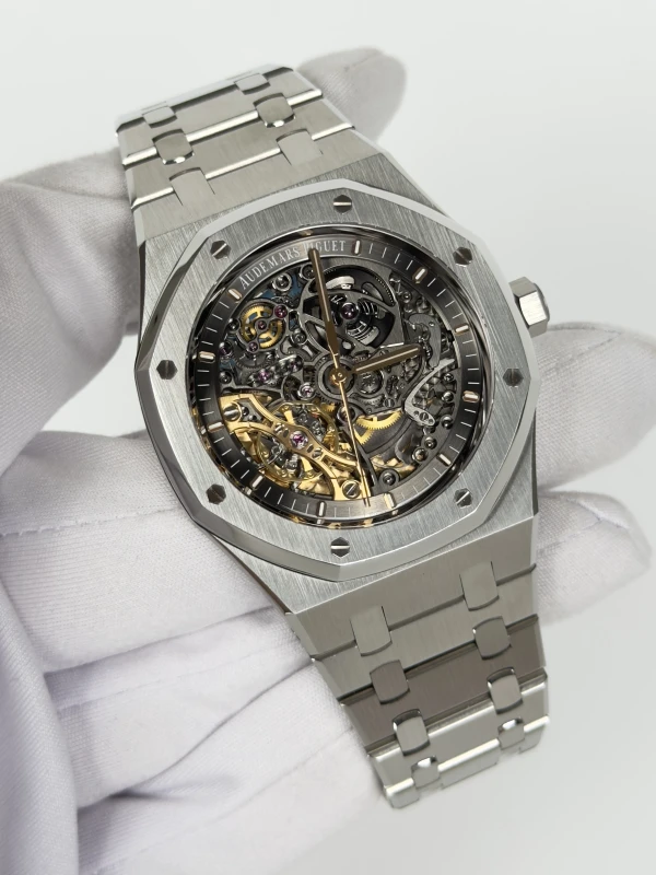 Audemars Piguet Double Balance Wheel Openworked 15407ST.OO.1220ST.01 2