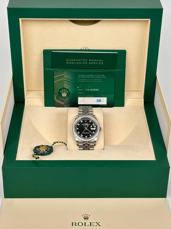 Rolex 36mm Steel and White Gold 126284RBR-0019 5