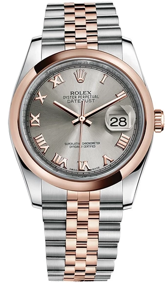 Rolex 36 mm, steel and Everose gold 116201 изображение - 1