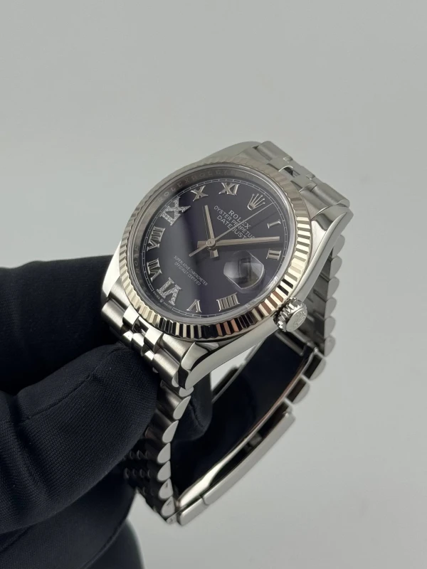 Rolex 36mm Steel and White Gold 126234-0021 5