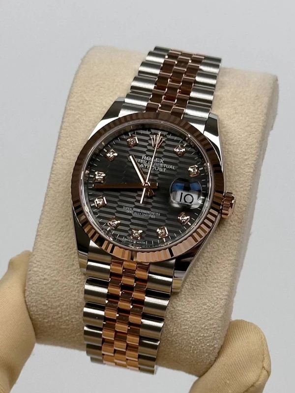 Rolex Datejust 36mm Steel and Everose Gold 126231-0041 4