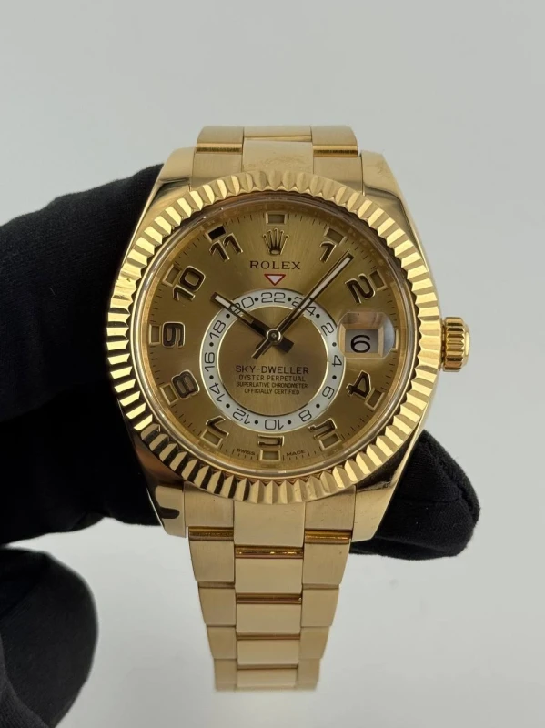 Rolex 42mm Yellow Gold 326938 Champagne 2