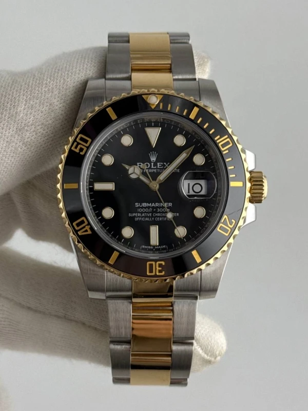 40mm Steel and Yellow Gold