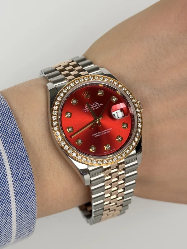 Rolex 36mm Steel and Pink Gold 116231FIX 4