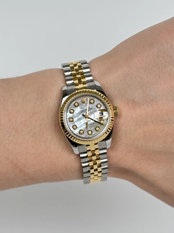 Rolex Lady 26mm Steel and Yellow Gold 179173 mdrj 8
