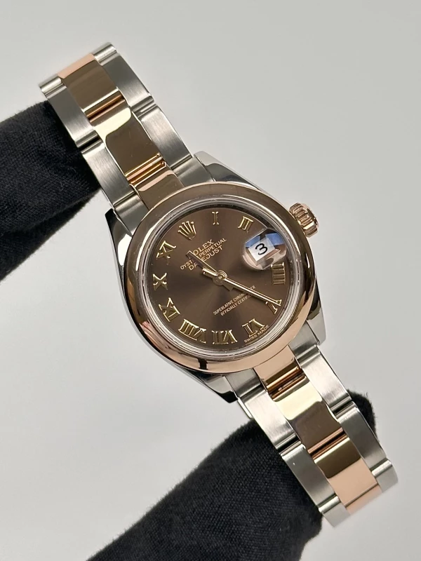 Rolex LADY 28 MM, OYSTERSTEEL AND EVEROSE GOLD 279161-0010 2