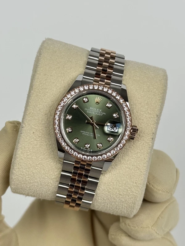 Rolex LADY 28 MM, OYSTERSTEEL, EVEROSE GOLD ANDDIAMOND 279381rbr-0007 4