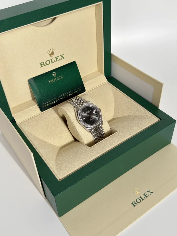 Rolex 36mm Steel and White Gold 126284rbr-0038 5
