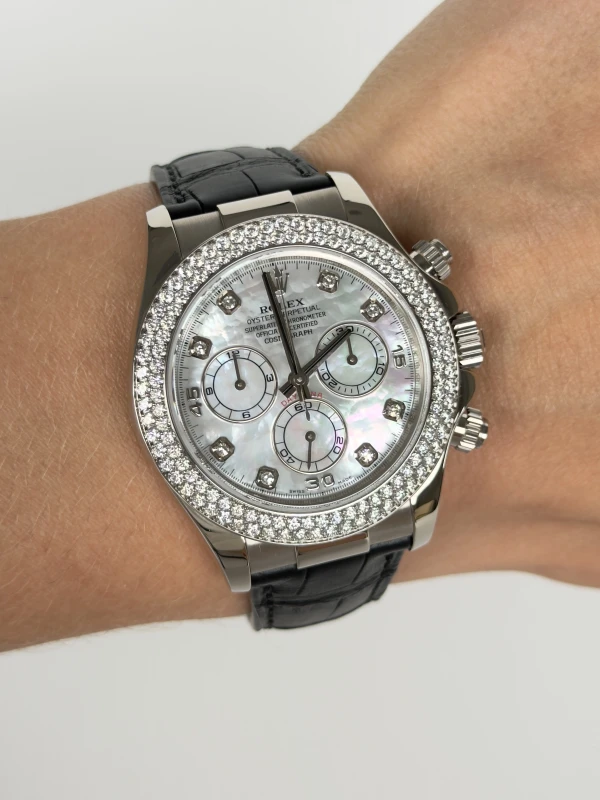Rolex Cosmograph 40mm White Gold 116589RBR mdw 7