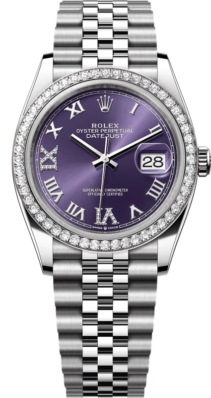 Datejust 36mm Steel and White Gold