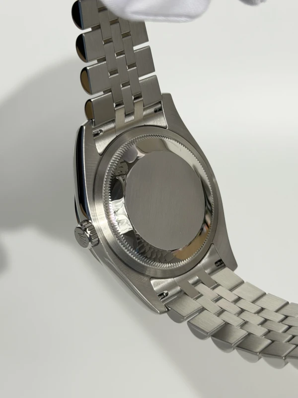 Rolex 36mm Steel and White Gold Pink Floral 116244-0004 4