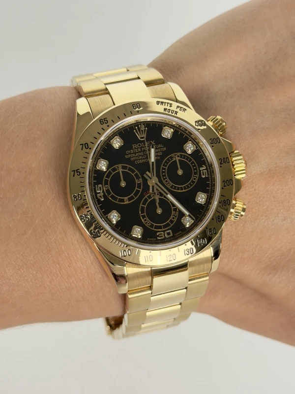Rolex Cosmograph 40mm Yellow Gold 116528 bks 4