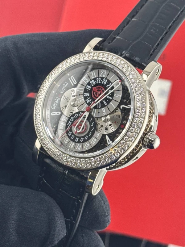 Gerald Genta Arena Perpetual Calendar GMT AQG.Y.66.915.CN.BD.S02 7