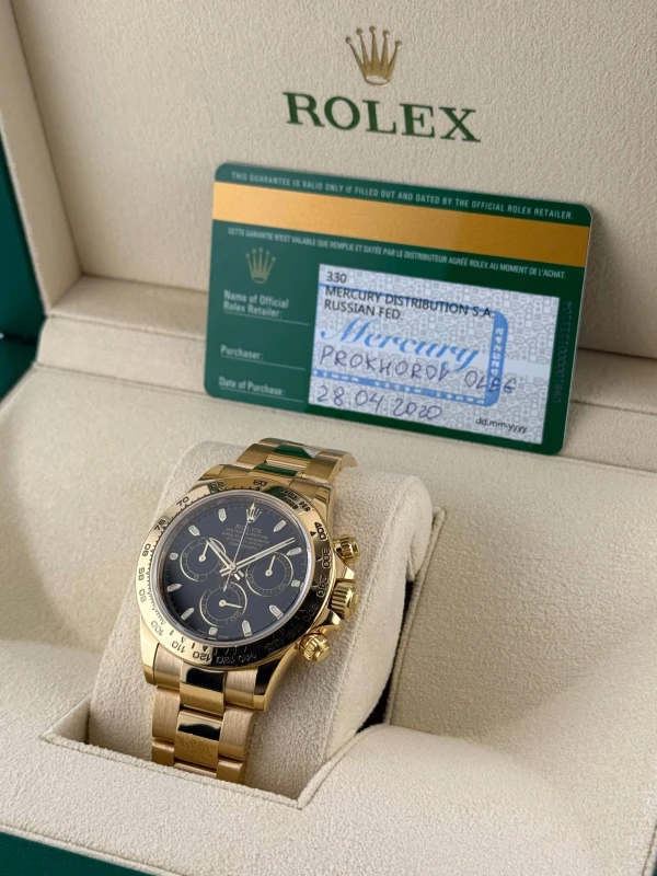 Rolex Cosmograph 40mm Yellow Gold 116508-0004 7