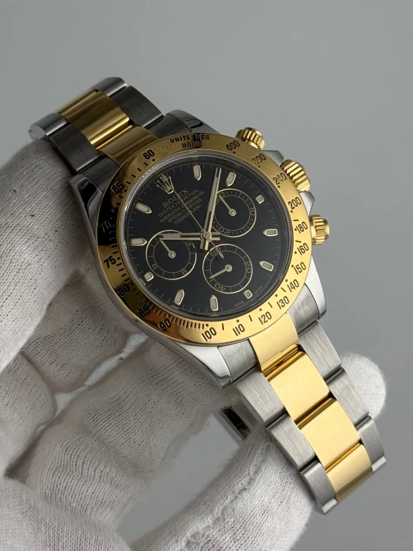 Rolex Cosmograph 40mm Steel and Yellow Gold 116523 Black 5